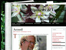Tablet Screenshot of pepiniere-de-lavergne.fr
